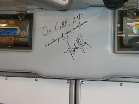 10 Ambulance signing interior
