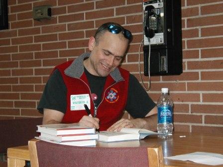 06 Signing books in Wisconsin Heights